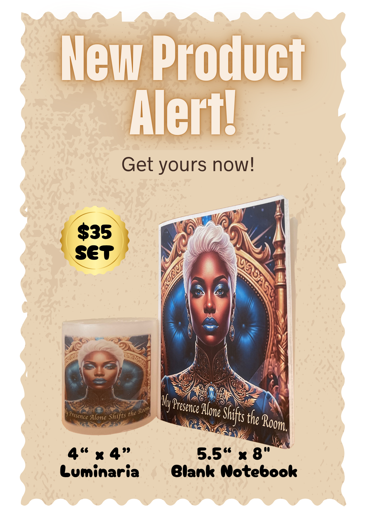 Shifts Journal & Candle Set