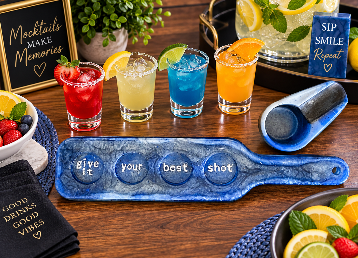SPORTY SHOT GLASS SERVER