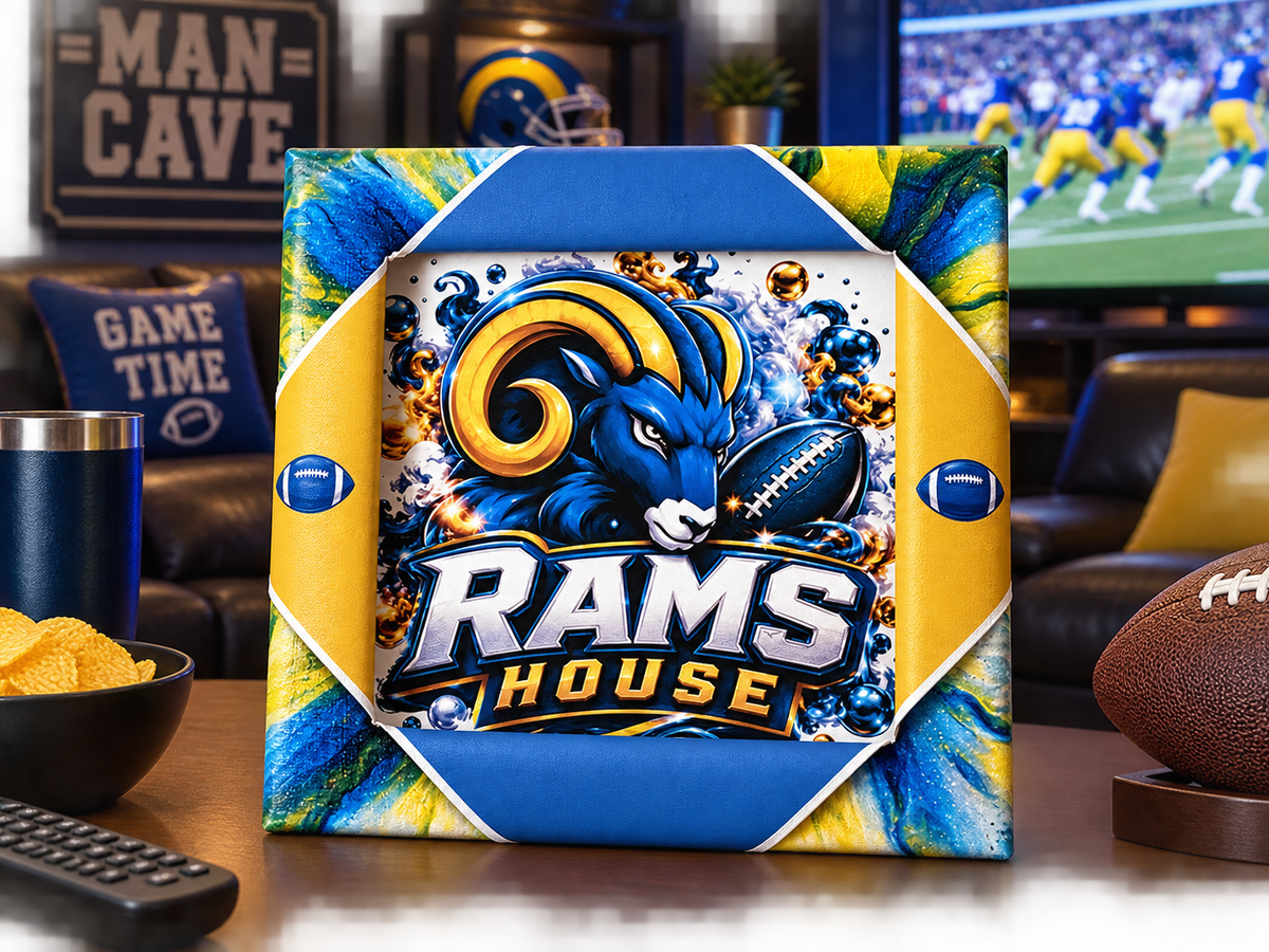 Rams Sporty Busted Canvas