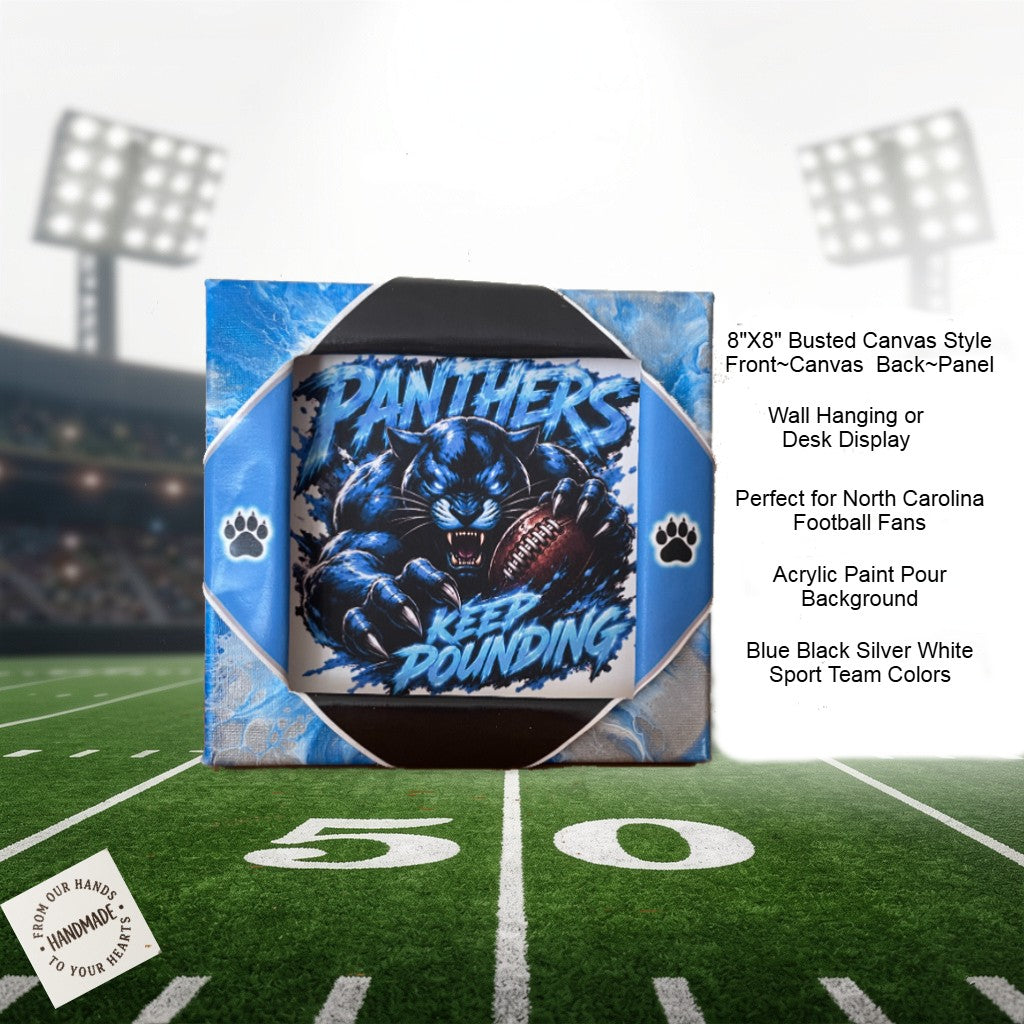 Panthers Sporty Busted Canvas