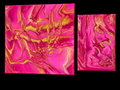 Breast Cancer Awareness Paint Pours