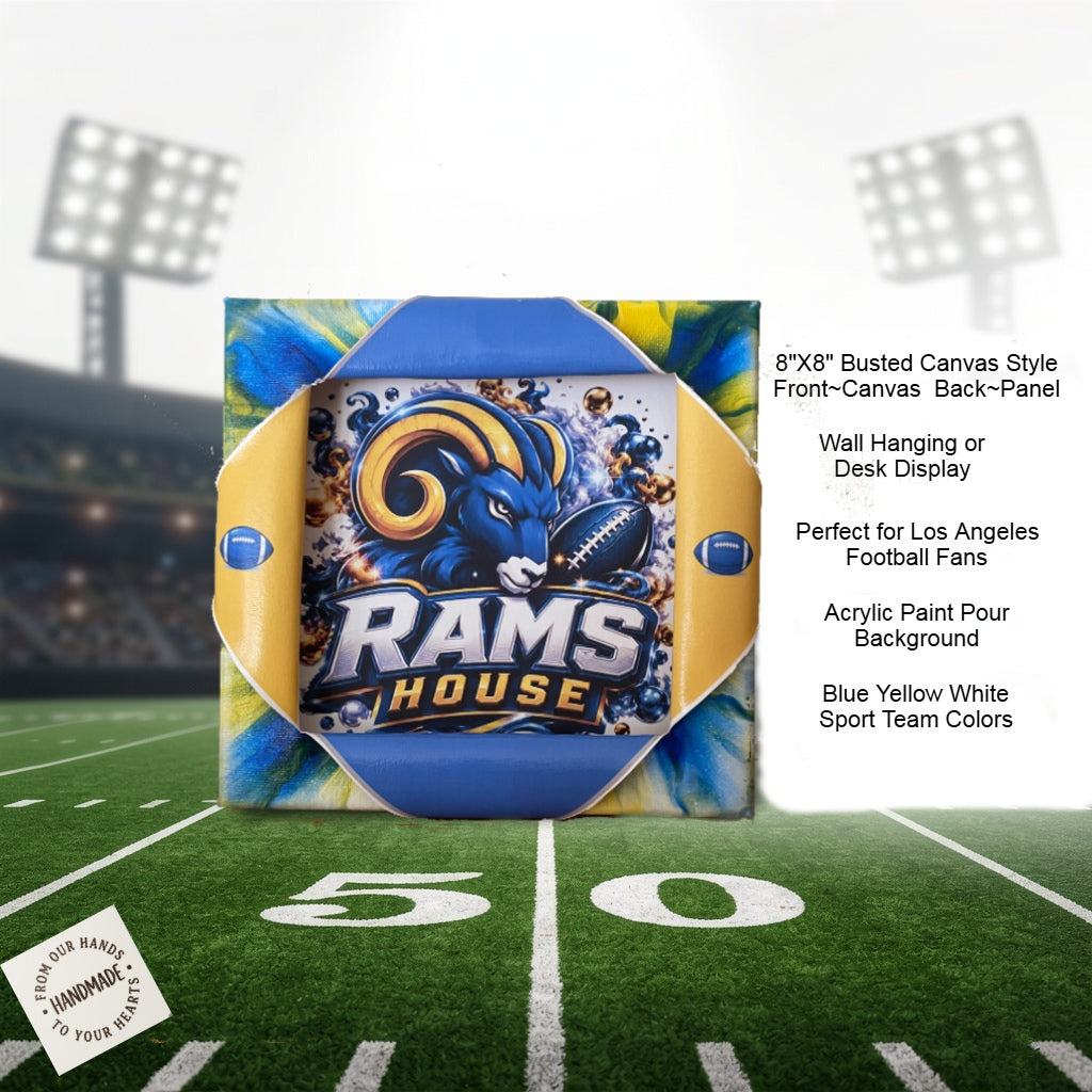 Rams Sporty Busted Canvas