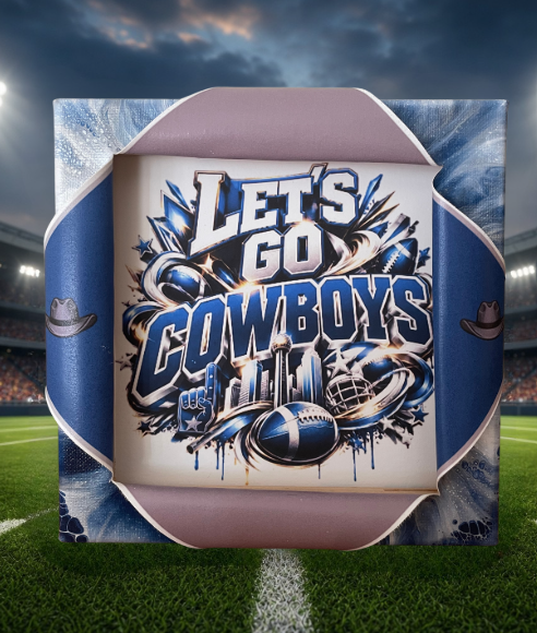 Cowboys Sporty Busted Canvas