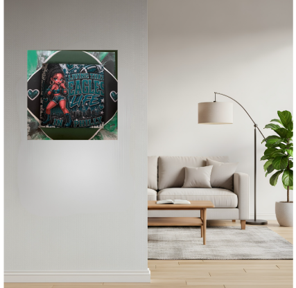 Philly Girl Sporty Busted Canvas