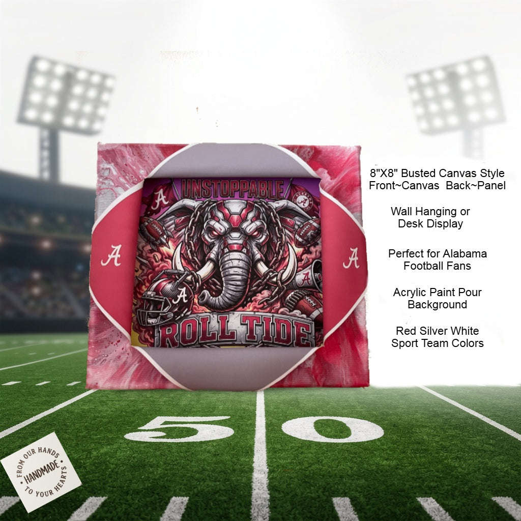 Alabama Sporty Busted Canvas
